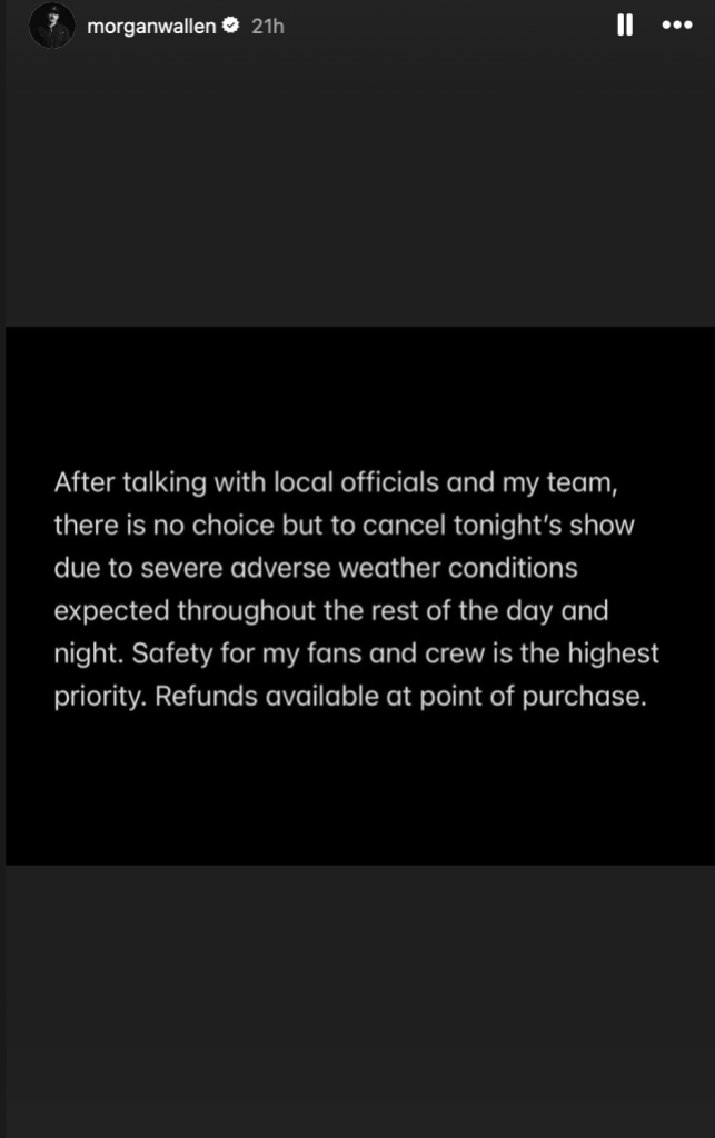 Why Was Morgan Wallen's Pittsburgh Concert Cancelled? Tour Update & Refund Details
